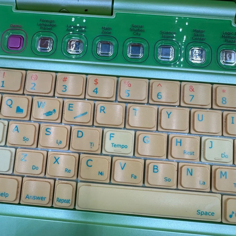VTech Nitro Vintage Green Working Notebook Laptop Learning School Academic Toy